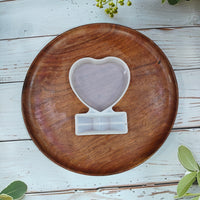heart photo frame with stand mould