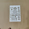 Navkar mantra embossed sheet A5 sheet (ges-006)
