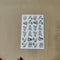 Mix god embossed sticker A5 sheet (ges-013)