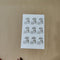 Shivaji symbol and mantra embossed sheet A5 (ges-019)