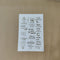 Travel quote embossed sticker A5 (ges-003)