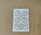 Gayatri mantra Embossed Stickers A5 (ges011)