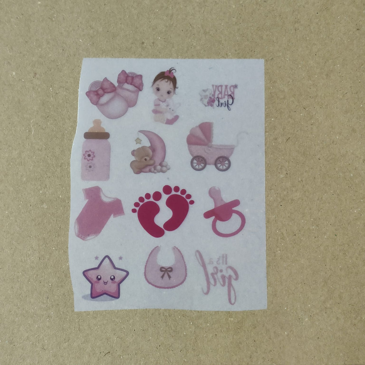 Baby girl insert Sheet a6