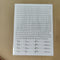 Alphabet metal insert  sticker sheet A4 (geb -011)