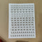 Butterfly embossed sticker sheet A4 ( geb -012)