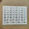 Jain swapna design embossed sticker sheet A4 (geb-031)