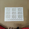 Ganpati mantra embossed sticker sheet A4 (geb -027)