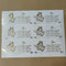 Krishna Mantra embossed sticker sheet A4 (geb-017)