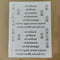 Navkar Mantra embossed sticker sheet A4 (geb-016) 5
