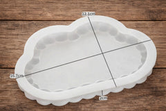 Cloud Shape Bubble Tray mould for Terra Art / Concreate Mould