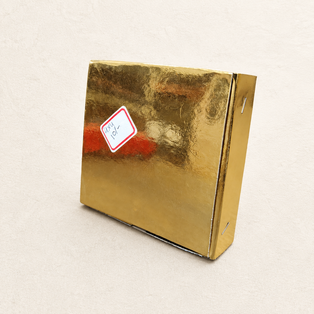 Gold Metallic Square Gift Box 4X4 Inch| Small Sweet, Chocolate, Dry Fruit & Return Gift Packaging Box