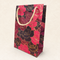 Floral Print Paper Bag with Gold Foil & Cotton Rope Handle 22 x 15 inch | Large Gift Bag for Sarees, Clothes, Wedding & Festive Gifting