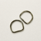 Metal D-Rings for Bag Straps | Silver D-Ring Hardware Connectors, Set of 2