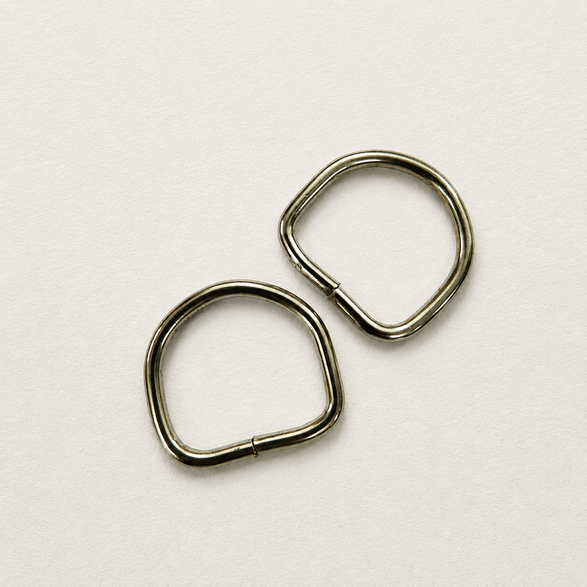 Metal D-Rings for Bag Straps | Silver D-Ring Hardware Connectors, Set of 2
