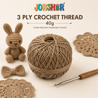 3 Ply Crochet Thread 40g ( Beige Colour )