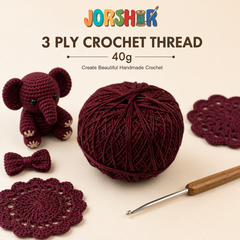 3 Ply Crochet Thread 40g ( Maroon Colour )
