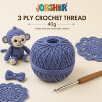 3 Ply Crochet Thread 40g ( Blue Colour )