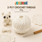 3 Ply Crochet Thread 40g ( Off White Colour )