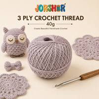 3 Ply Crochet Thread 40g ( Grey Colour )