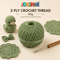 3 Ply Crochet Thread 40g ( Green Colour )