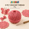 3 Ply Crochet Thread 40g ( Pink Colour )