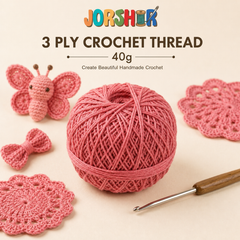 3 Ply Crochet Thread 40g ( Pink Colour )