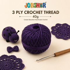 3 Ply Crochet Thread 40g ( Purple Colour )