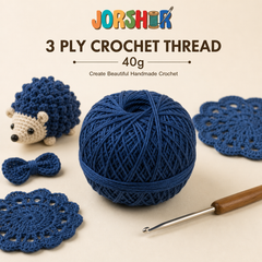 3 Ply Crochet Thread 40g ( Blue Colour )