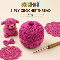 3 Ply Crochet Thread 40g ( Pink Colour )