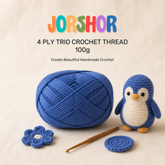 4 Ply Crochet Thread 100g ( Blue Colour )