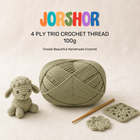 4 Ply Crochet Thread 100g ( Pastel Green Colour )