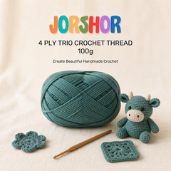 4 Ply Crochet Thread 100g ( Light Indigo Colour )