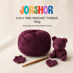4 Ply Crochet Thread 100g ( Maroon Colour )