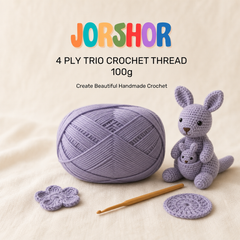 4 Ply Crochet Thread 100g ( Light Purple Colour )