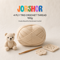 4 Ply Crochet Thread 100g ( Light Skin Colour )