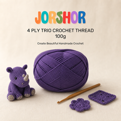 4 Ply Crochet Thread 100g ( Violet Colour )