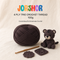 4 Ply Crochet Thread 100g ( Dark Wood Brown Colour )