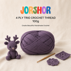 4 Ply Crochet Thread 100g ( Light Purple Colour )
