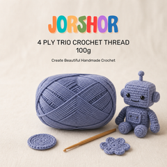 4 Ply Crochet Thread 100g ( Light Blue Colour )