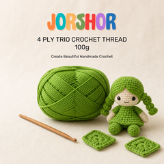 4 Ply Crochet Thread 100g ( Lime Green Colour )