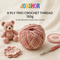 8 Ply Crochet Thread 150g ( Pink and while Colour )