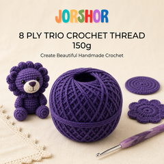 8 Ply Crochet Thread 150g ( Purple Colour )