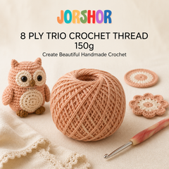 8 Ply Crochet Thread 150g ( Beige Colour )