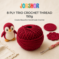 8 Ply Crochet Thread 150g ( Red Colour )