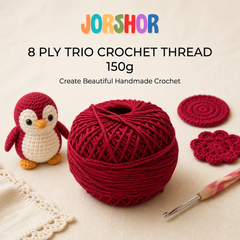 8 Ply Crochet Thread 150g ( Red Colour )