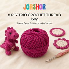 8 Ply Crochet Thread 150g ( Pink Colour )