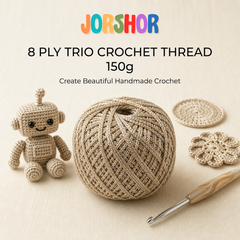 8 Ply Crochet Thread 150g ( Golden Colour )