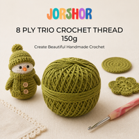 8 Ply Crochet Thread 150g ( Olive light Green Colour )