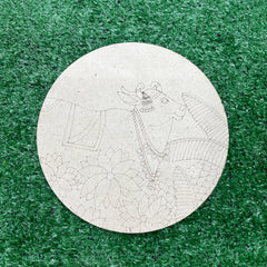 8 Inch Premarked MDF Cow Style