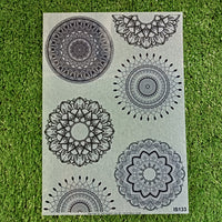 Metalic Insert Sheet IS133 Mandala A4 (CIS big - 8)